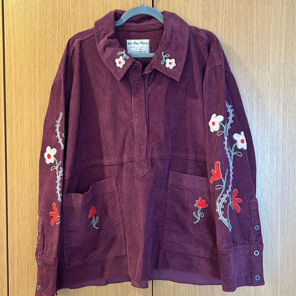 Free People Corduroy Shirt
